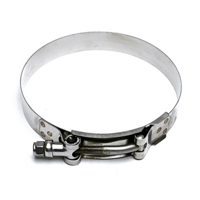 HPS 304 Stainless Steel 6.26''-6.57'' T-Bolt Hose Clamp for 6'' ID Hose