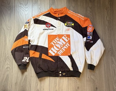 Herren Vintage 90s Chase Authentics Tony Stewart Home Depot Nascar Jacke Large