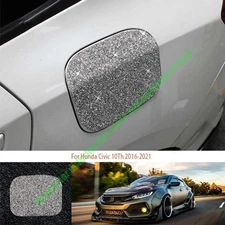 For Honda Civic Sedan 2016-21 Resin-Diamond Side Door Fuel Oil Tank Cap Sticker