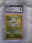 PSA 8 NM - MINT 1999 BASE SET POKÉMON BULBASAUR 44/102 #44 WOTC CGC GRADED