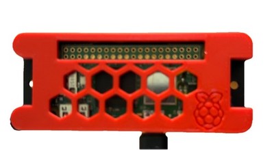 Raspberry Pi Zero 2w Magnetic Case w/ Mounting & Port Access Red & Black