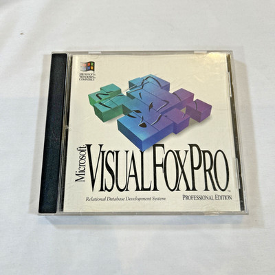 Microsoft Visual FoxPro Professional 3.0 Upgrade CD Windows 3.1/95 Vintage Dev