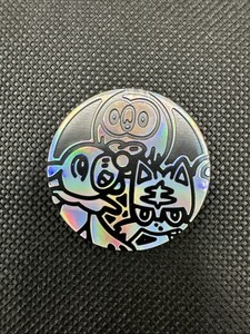 Mini Silver Cosmo Holo Scorbunny Dobble Grookie Plastic Coin Pokemon TCG