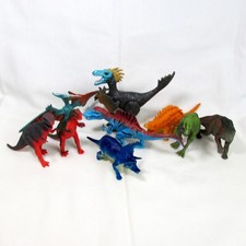 Nice Mixed Lot of 9 Various Family Plastic Dinosaur Toy Action Figures