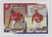 2005 Topps Total Ryan Howard Greg Golson #714 0nr3