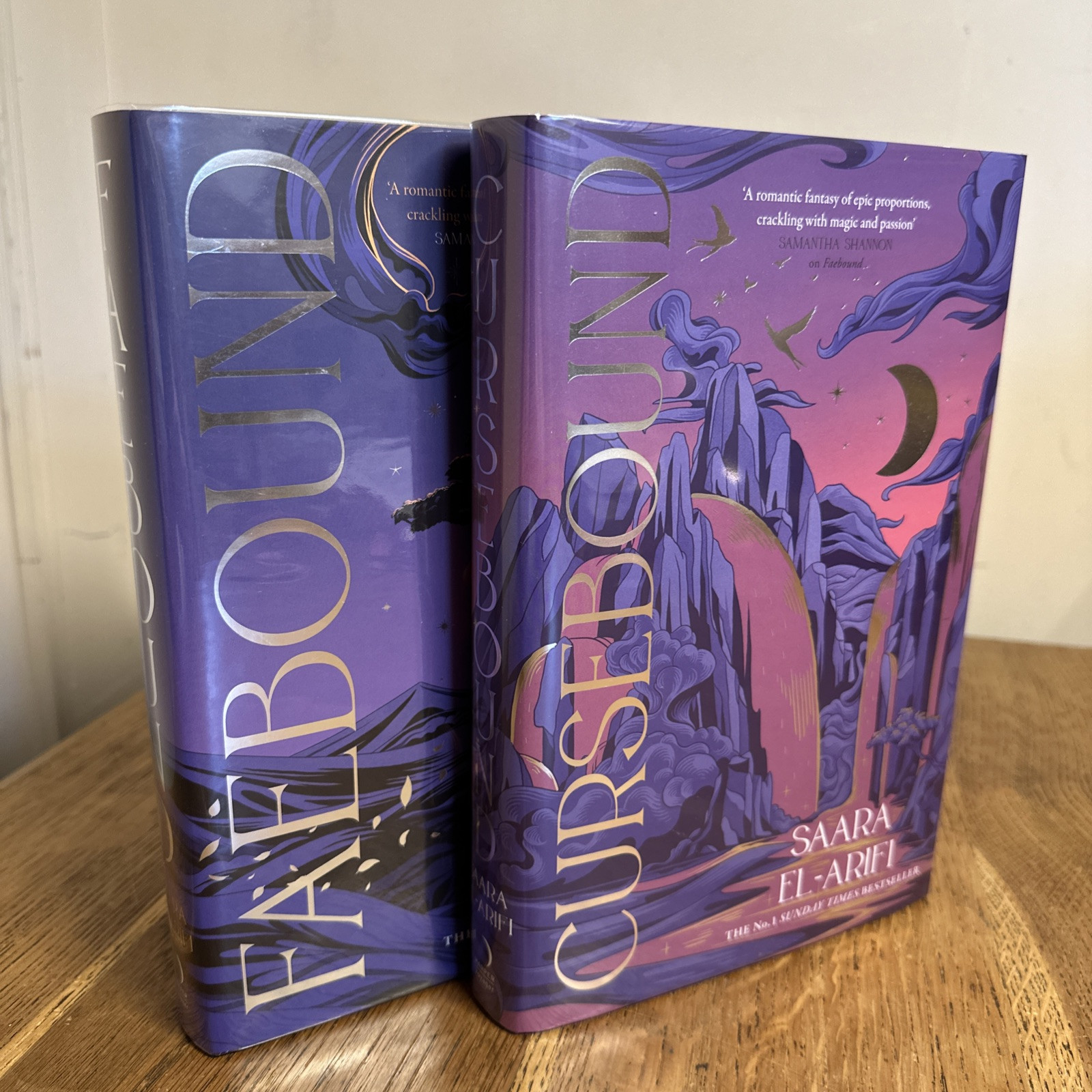 Faebound Series by Saara El-Arifi SIGNED & NUMBERED UK 1/1 HB Set HarperVoyager