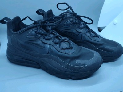Nike Air 270 React Women Size 8 Athletic Running Gym Shoes Sneakers Triple Black