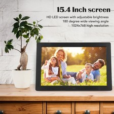 Digital Photo Frame 15.4 Inch LED Display Support Video Sound Picture Elect JANM