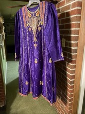 Pakistani Beaded Embroidery Womans Dress No Long Scarf