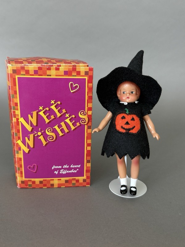 5” VTG 1990s Effanbee Wee Wishes Patsy ‘You Bewitch Me’ Witch Doll MIB Box V5204