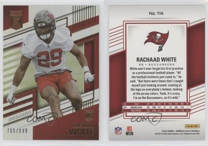 2022 Panini Donruss Elite Rookies /999 Rachaad White #114 Rookie RC
