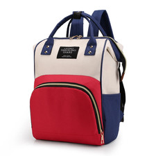 Large Capacity Canvas Mummy Bag Multifunctional Baby Bottle Thermal Insulation T