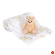 Lambs  Ivy Winnie The Pooh Swaddle Blanket  Plush Gift Set - 2pk