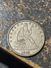1845-O Seated Liberty Half Dollar | ALMOST UNC to CHOICE ALMOST UNC (AU+) Detail