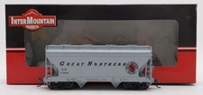 InterMountain 4654-55 HO Scale Rio Grande ACF Center Flow 2 Bay Hopper #10109 LN