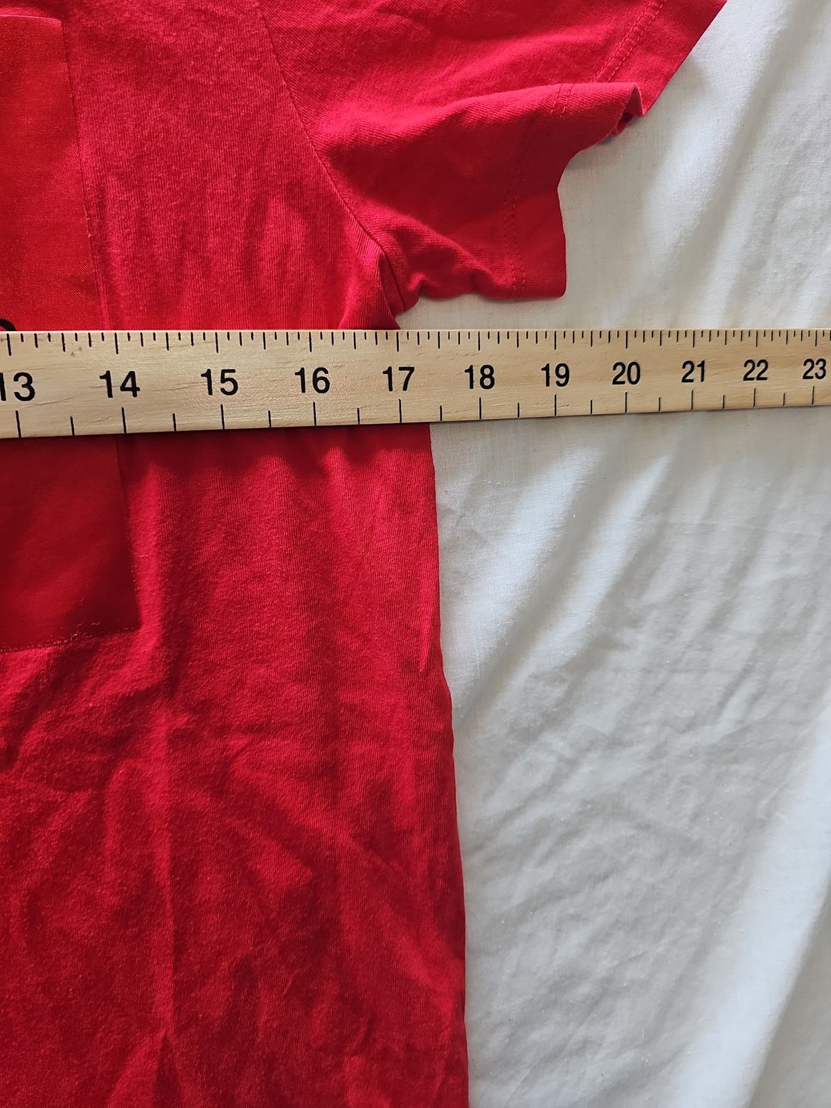 Calvin Klein Jeans Red Logo Graphic T-Shirt Small I607 image 7