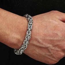 925 Sterling Silver Mens Bracelet Husband Boyfriend Birthday Valentines Gift UK
