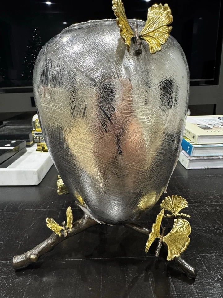 Jarrón mediano Michael Aram Butterfly Ginkgo 175752 caja abierta venta al por menor $475 Foto 4 de 4