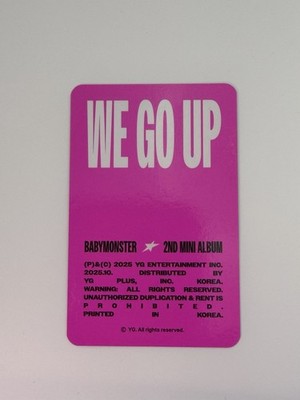 BABYMONSTER WE GO UP POP-UP STORE ASA Photocard | eBay