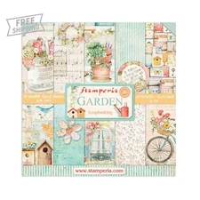 Stamperia Intl Scrapbooking Paper, Multi-Colored 10 Pack