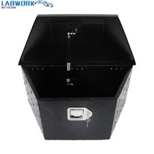 Aluminum 26x13.3x12 Tongue Tool Box Truck Trailer Bed Storage Toolbox Wlock Aluminum 26x13.3x12 Tongue Tool Box Truck Trailer Bed Storage Toolbox Wlock
