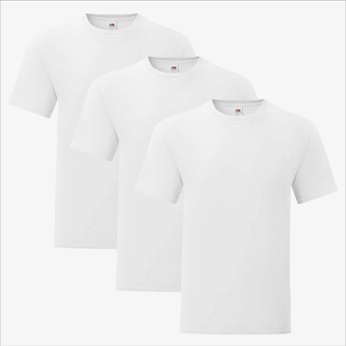 Mens 3 Pack T-shirt Fruit of the Loom | Ultimate Core & Neutrals Multipack