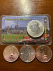 4) Beautiful Royal Coins: 1-2000 “Britannia” (2 pound coin) & 3- Maple Leafs