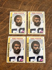 1978 Topps #213 Thomas Henderson Lot (4) ExMt