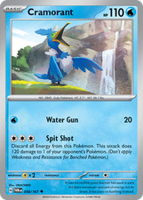 Cramorant 058/167 Twilight Masquerade Uncommon Pokemon NM/M