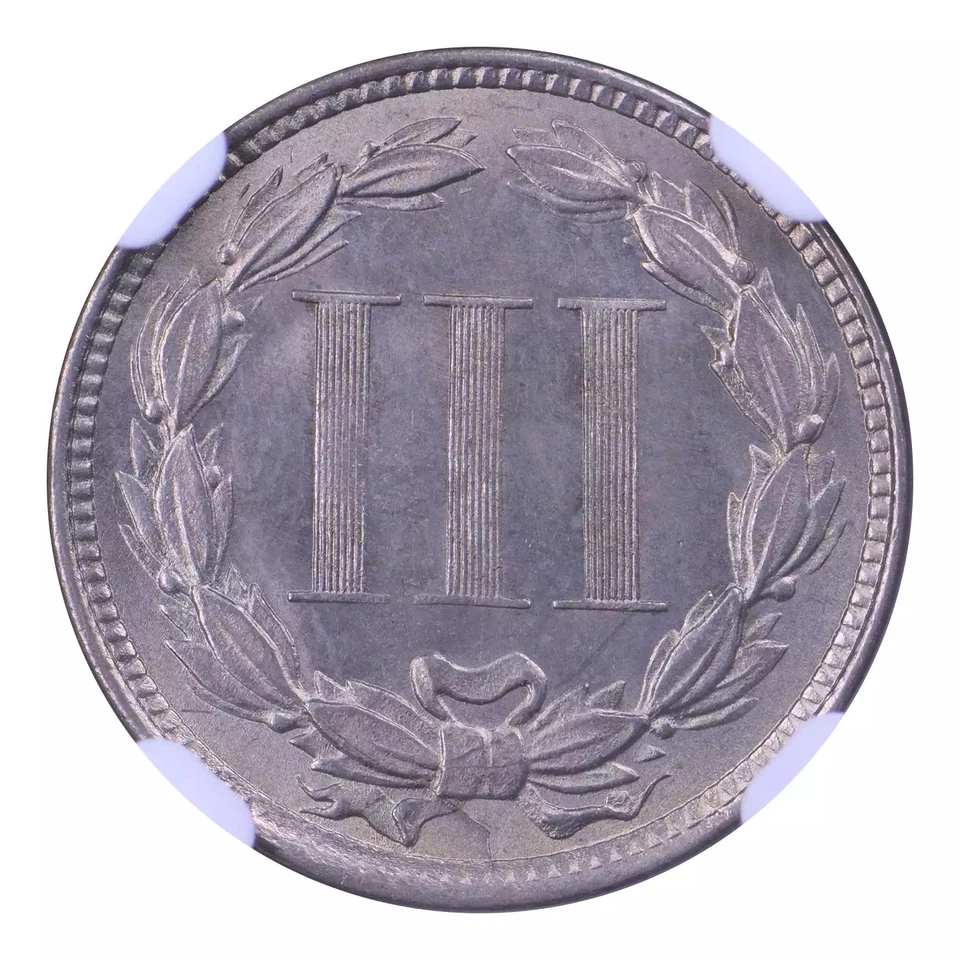 1875-P Three Cent Nickel NGC MS65 - Image 2 of 4