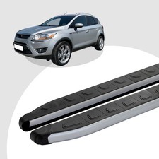 Trittbretter passend für Ford Kuga ab 03/2008-12/2012 (Model: DOLU, Farbe: SIlbe