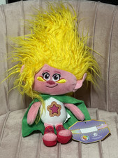 Trolls Band Together Movie Viva Stuffed  Soft Plush Blonde Hair Dream Works 11"