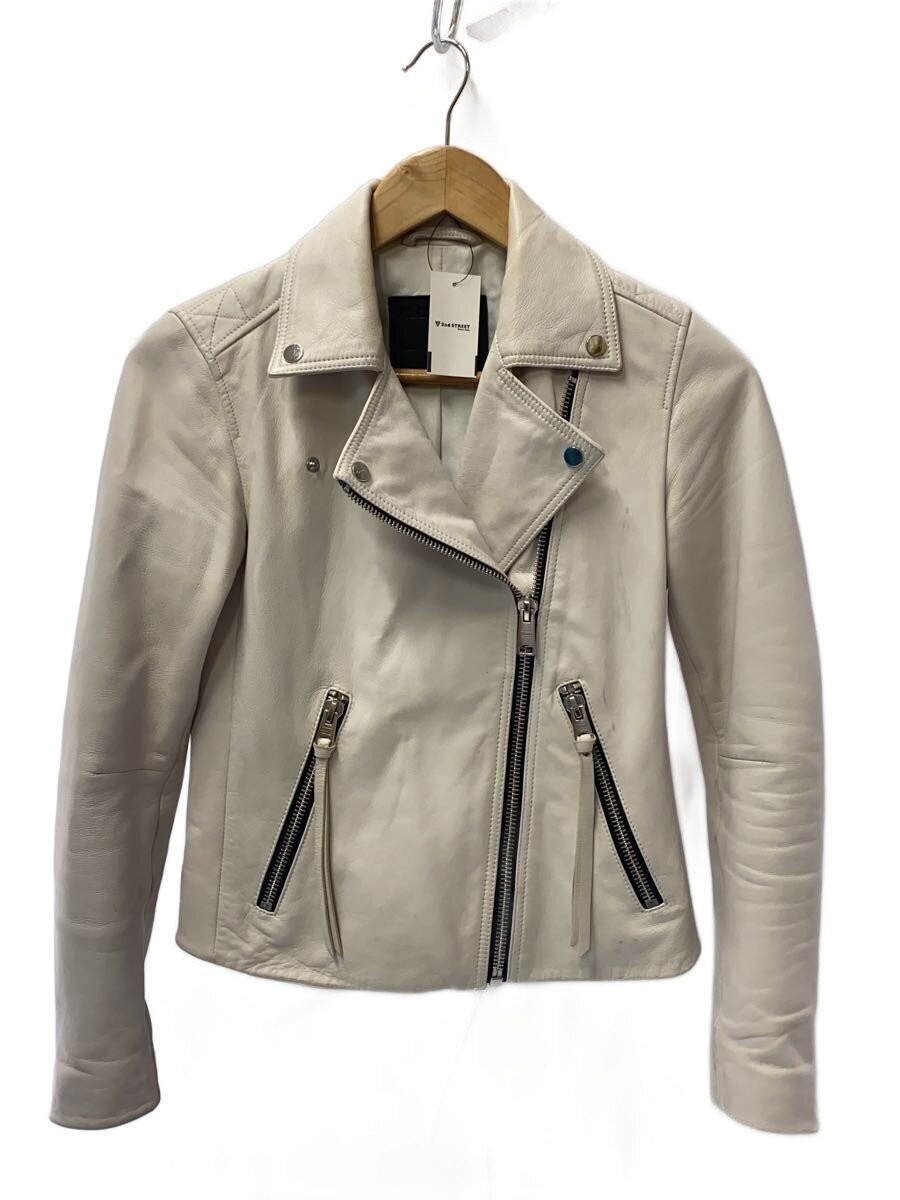 Allsaints Double Riders Jacket/-/Leather/Wht/Wl018N/Dalby Biker 3475