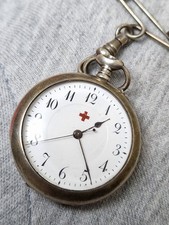 Серебро Rare Ww1 Nurses Fob Watch