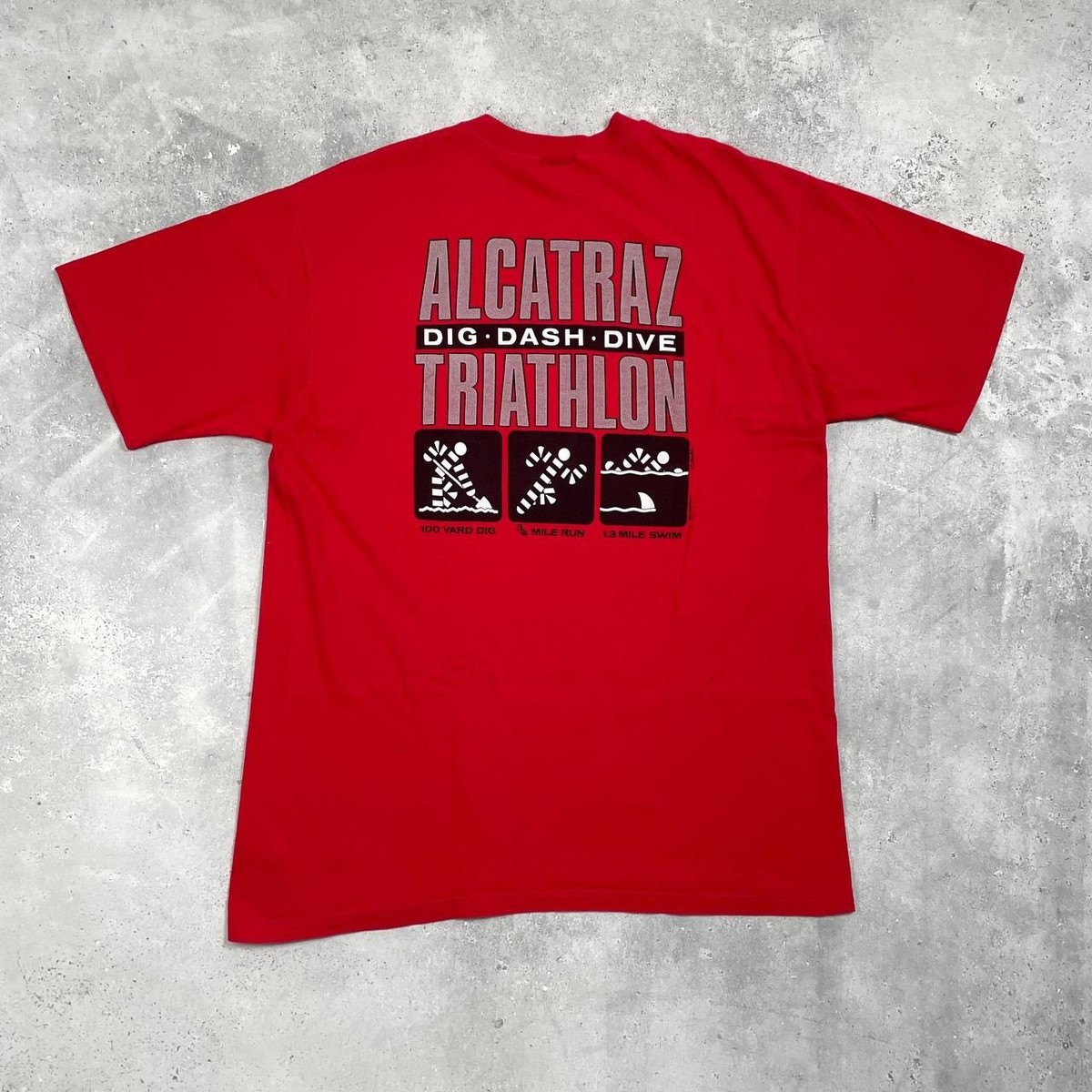 Vintage 90s Alcatraz Triathlon 