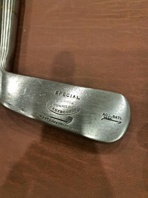 Antique Hickory Wood Shaft Tom Stewart 7 Club Iron set Golf Clubs