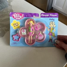 Polly Pocket Flower Power Polly Clip It To Go Mattel 2003 Rare Sealed