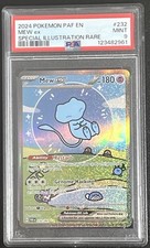 PSA 9 Mew ex 232/091 SIR Special Illustration Rare Paldean Fates Pokemon
