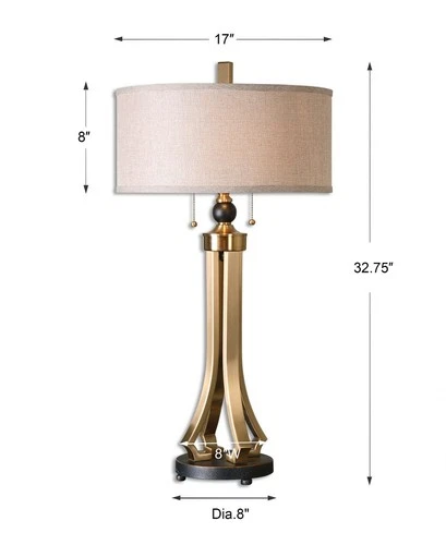 Selvino - 2 Light Table Lamp - 17 inches wide by 17 inches deep Lamps Uttermost - Picture 4 of 5