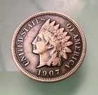 BEAUTIFUL, HIGHER GRADE 1907 INDIAN CENT PENNY - FULL LIBERTY