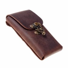 Leather Belt Pouch with Hook Clasp LARP Cosplay Festival Waist Smartphone Bag