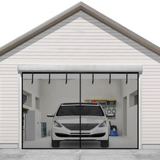 16x8 FT Garage Screen for 2 Car Roll Up Heavy...