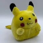 VTG - Tomy Nintendo Smiling Face Fat Pikachu Plush Toy Pokemon Stuffed Animal