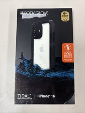 Body Glove Tidal Waterproof Phone Case for Apple iPhone 16 - Black/Clear