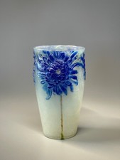 Gabriel Argy Rousseau Pate de Verre At Glass Chrisanthemum vase. 1919