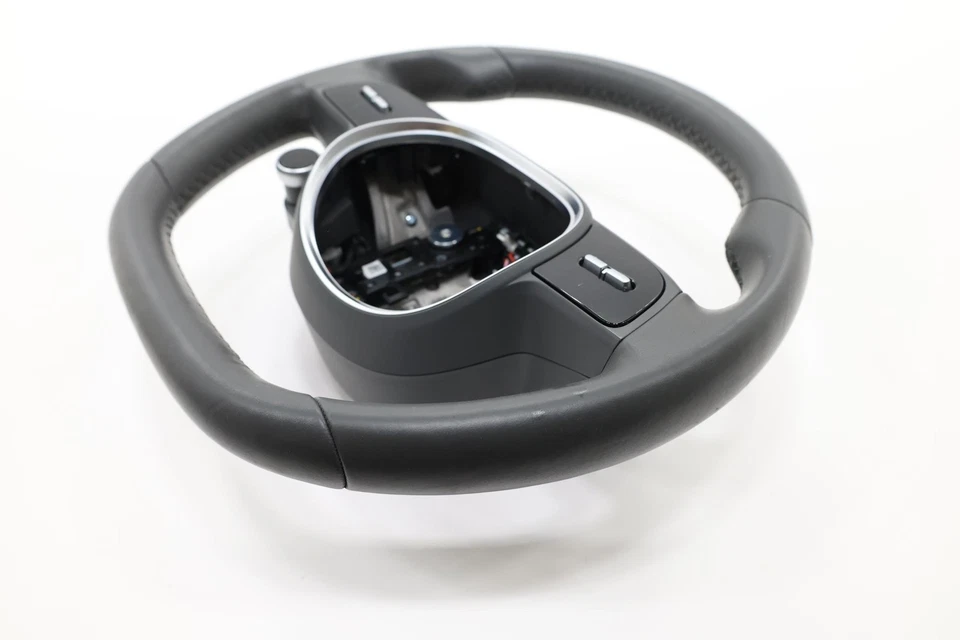 Volante Hyundai Ioniq 5 2022-2023 con botón de interruptor cuero OEM GRIS_YGN Foto 3 de 4