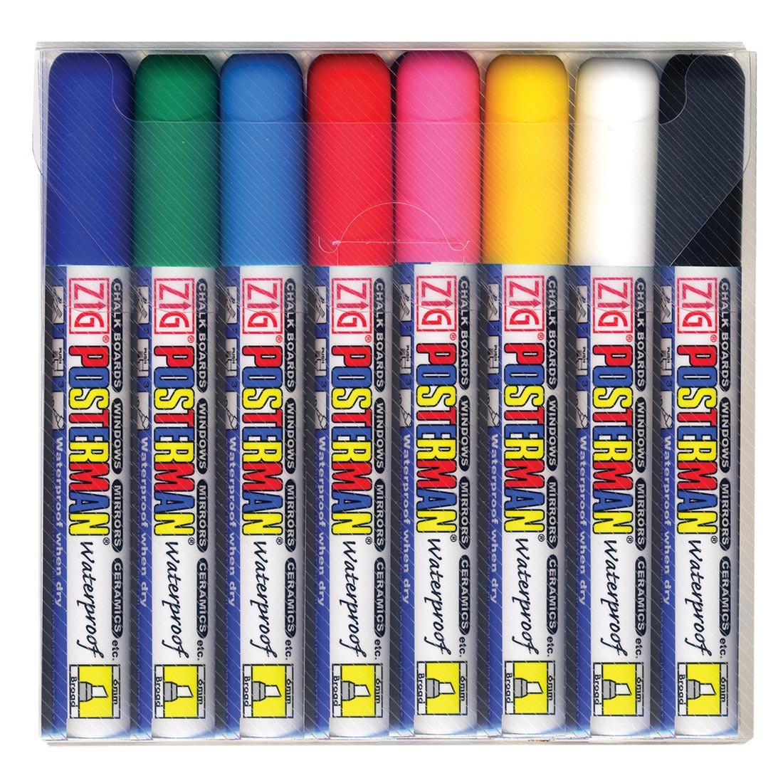 ZIG POSTERMAN 6mm Paint Marker Set