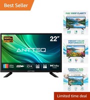 Compact 1080P Full HD 22 Inch Television with Versatile HDMI & USB Connectivity