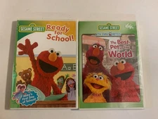 Sesame Street Ready for School & The Best Pet in the World DVDs New Factory Seal
