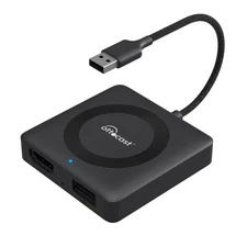 Car TV Mate & Wireless Carplay Adapter 2-in-1, Fire TV Stick Converter for Ca...